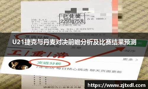 U21捷克与丹麦对决前瞻分析及比赛结果预测